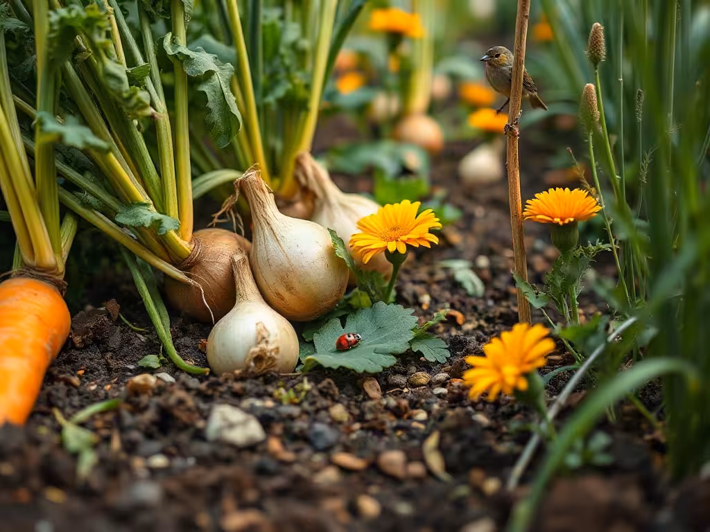 Association de cultures et auxiliaires, exemples de facteurs biotiques au jardin.
