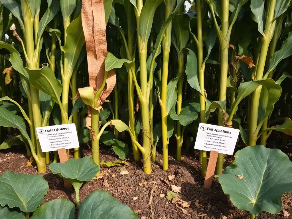 Association maïs haricot courge cultivée selon la méthode des trois sœurs